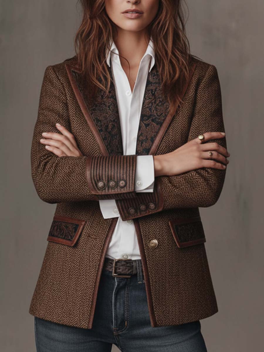 BLAZER STRUTTURATO ARTISTICO PER DONNE