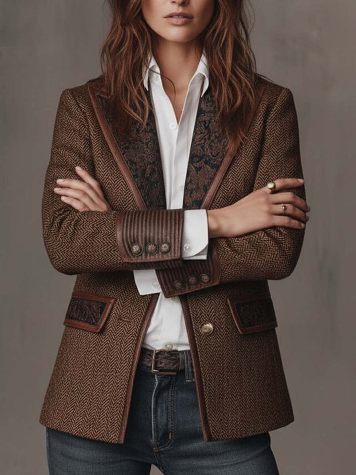 BLAZER STRUTTURATO ARTISTICO PER DONNE