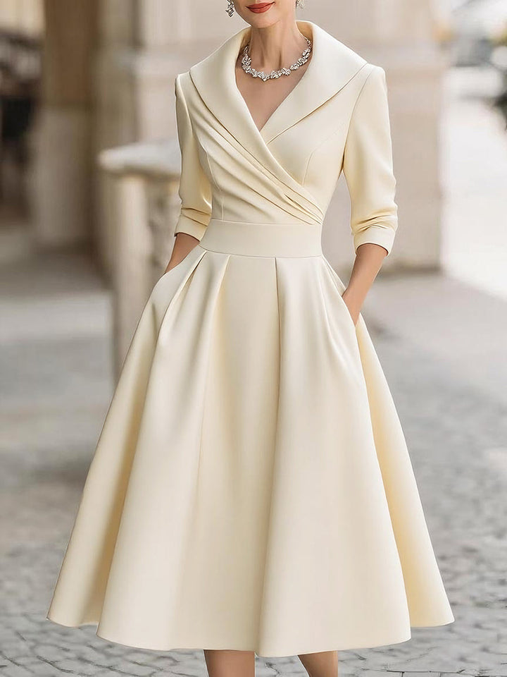 Dharmay | Elegantní midi šaty