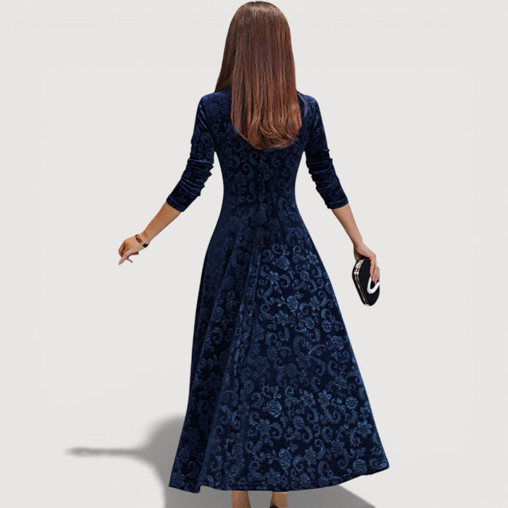 Jillian – Elegantní sametové šaty