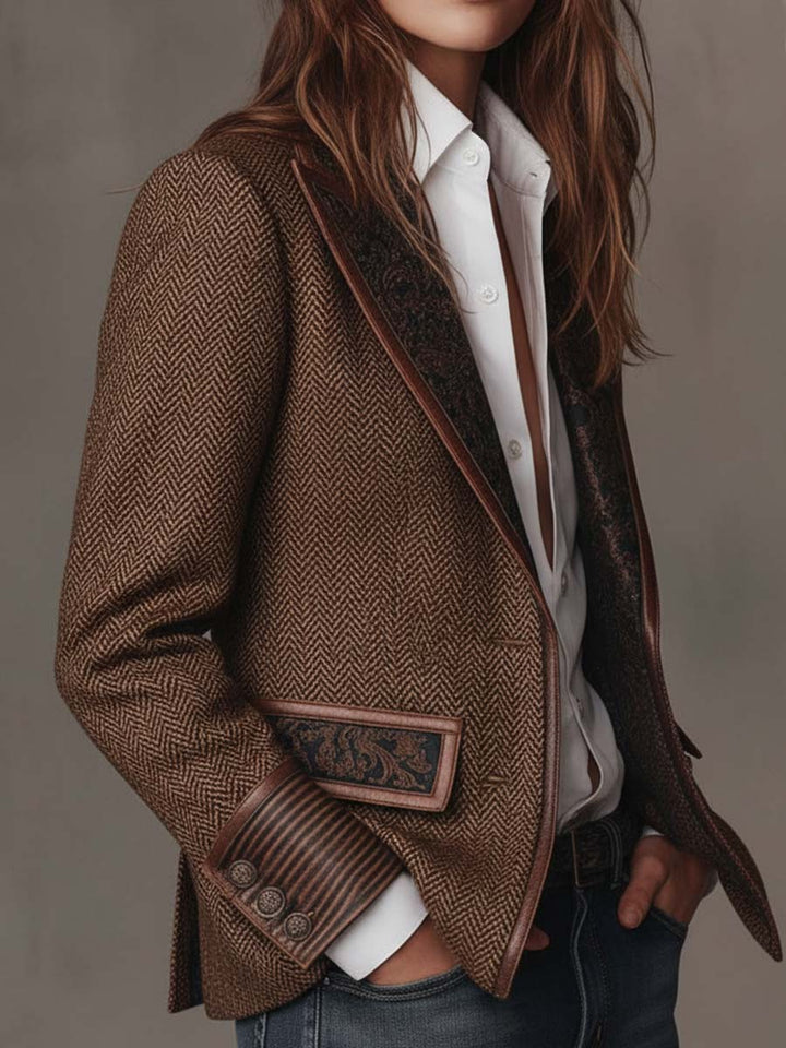 BLAZER STRUTTURATO ARTISTICO PER DONNE
