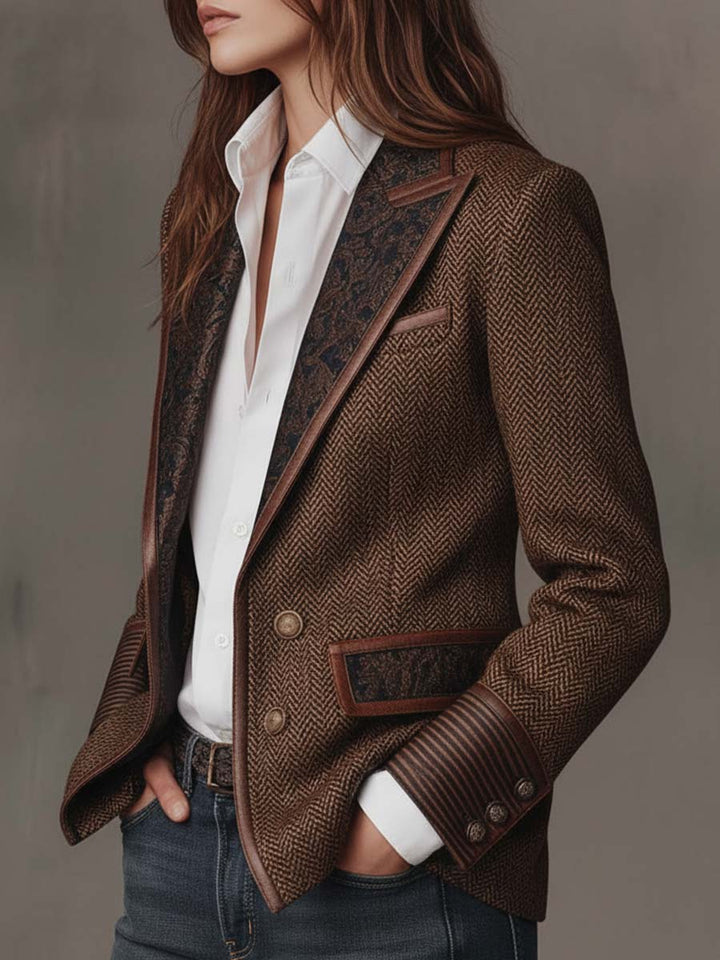 BLAZER STRUTTURATO ARTISTICO PER DONNE