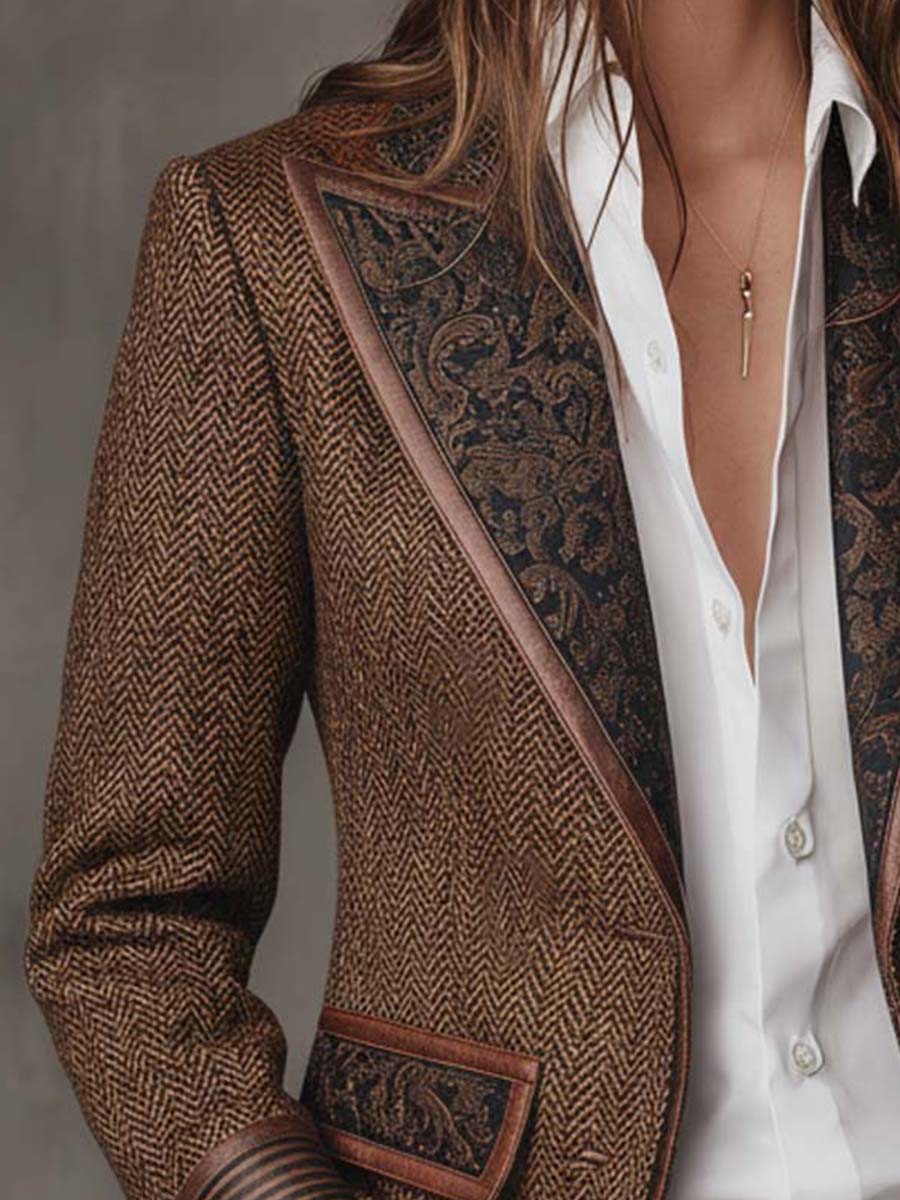 BLAZER STRUTTURATO ARTISTICO PER DONNE