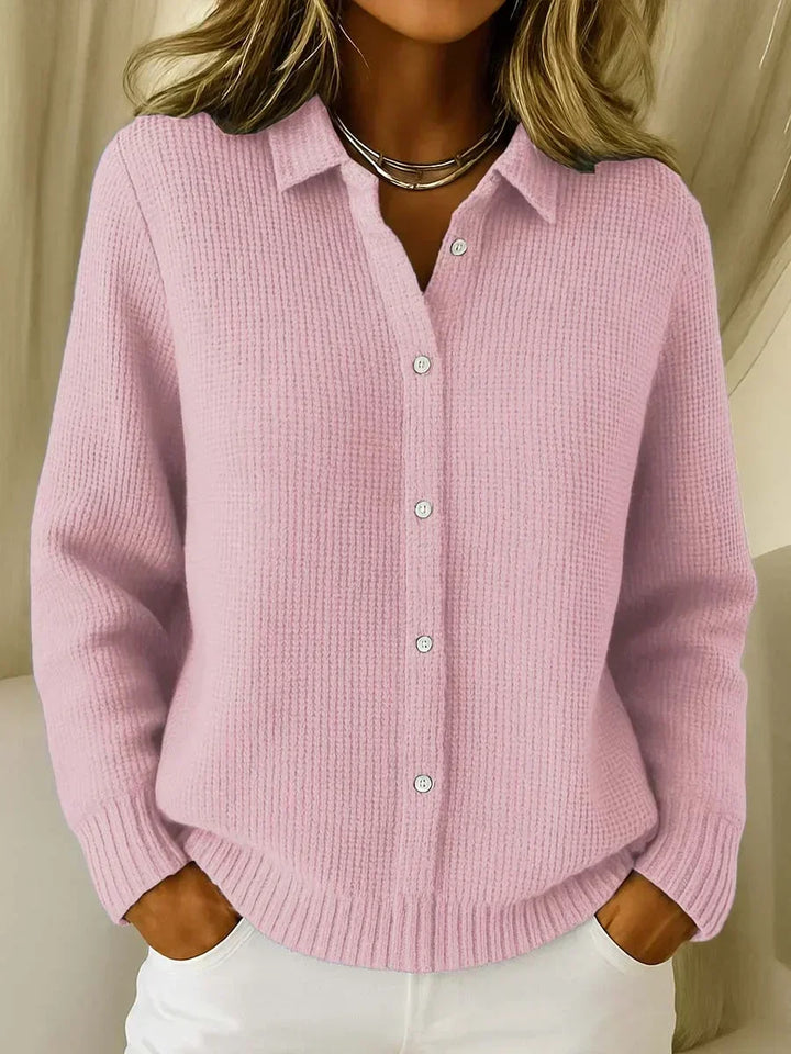 Katrina | Cardigan Button in Maglia Testurizzata