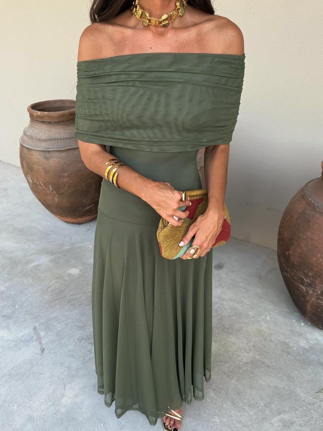 Robe Elegante Simba in Tulle di Seta