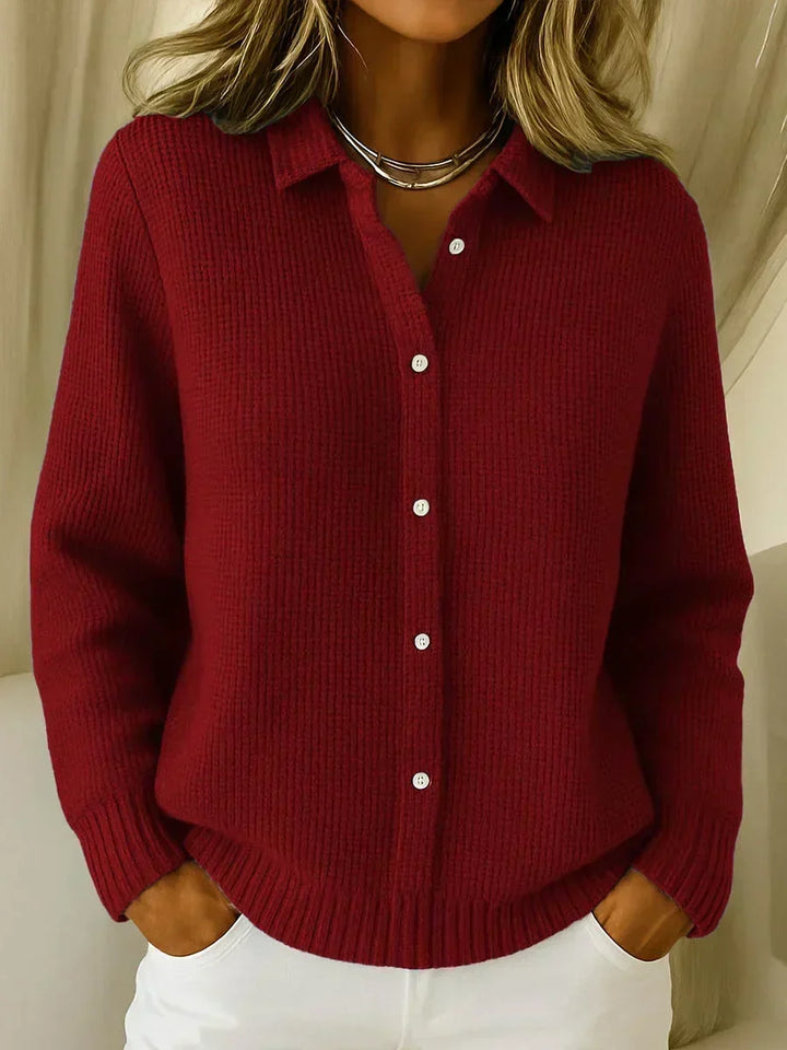 Katrina | Cardigan Button in Maglia Testurizzata