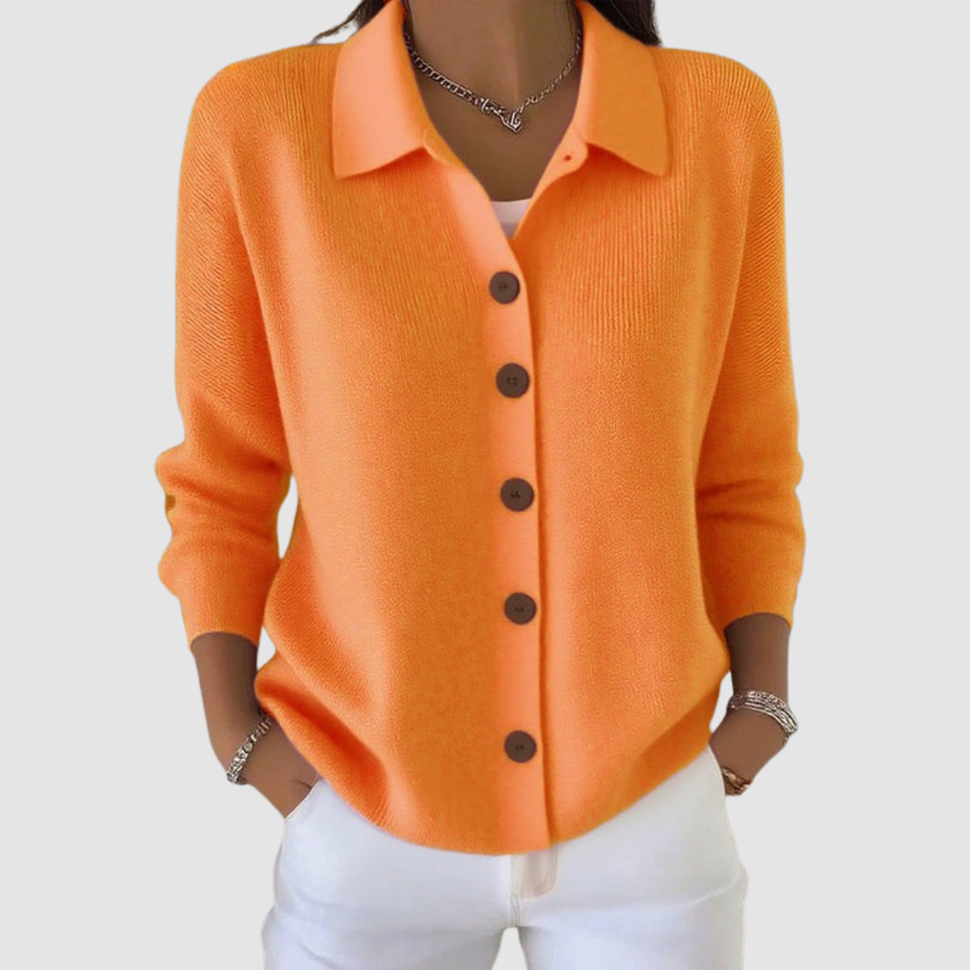 Joanna | Cardigan in Maglia con Bottoni