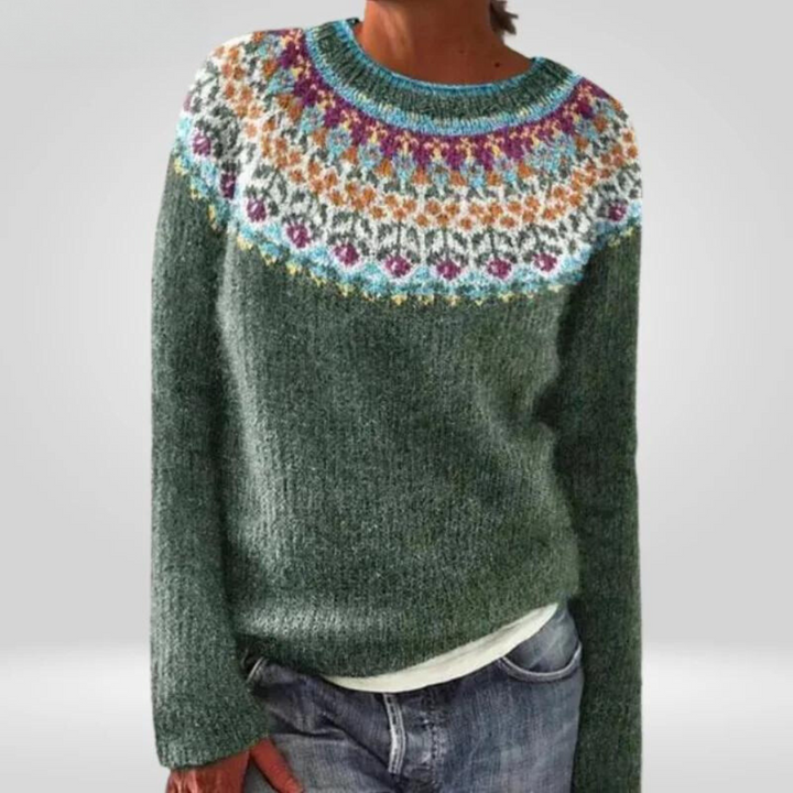 DELACROIX | Maglione in Maglia Verde Salvia Véronique