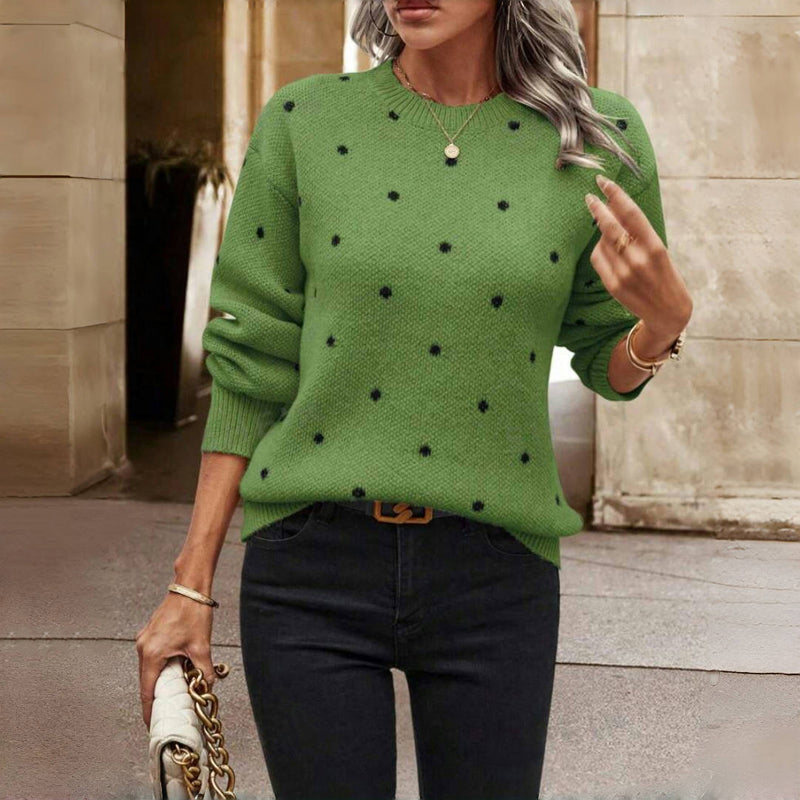 Clara | Maglia in Maglia con Piccoli Pois