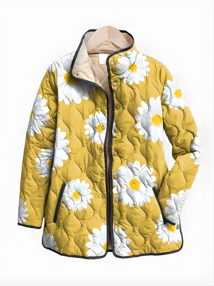 Carter™ | Giacca Trapuntata Floreale Vintage