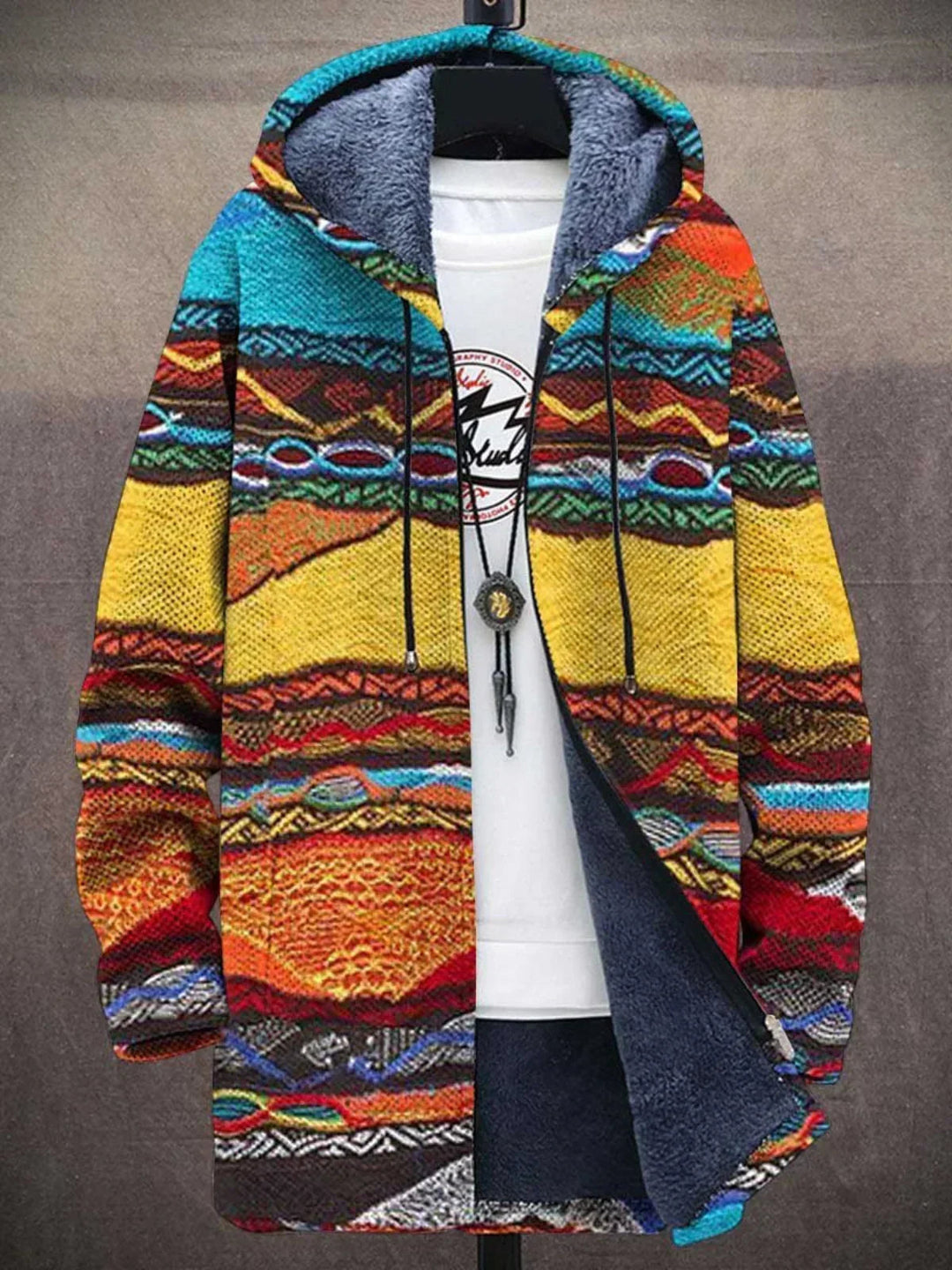 Cynthia | Cardigan Cappuccio Artistico