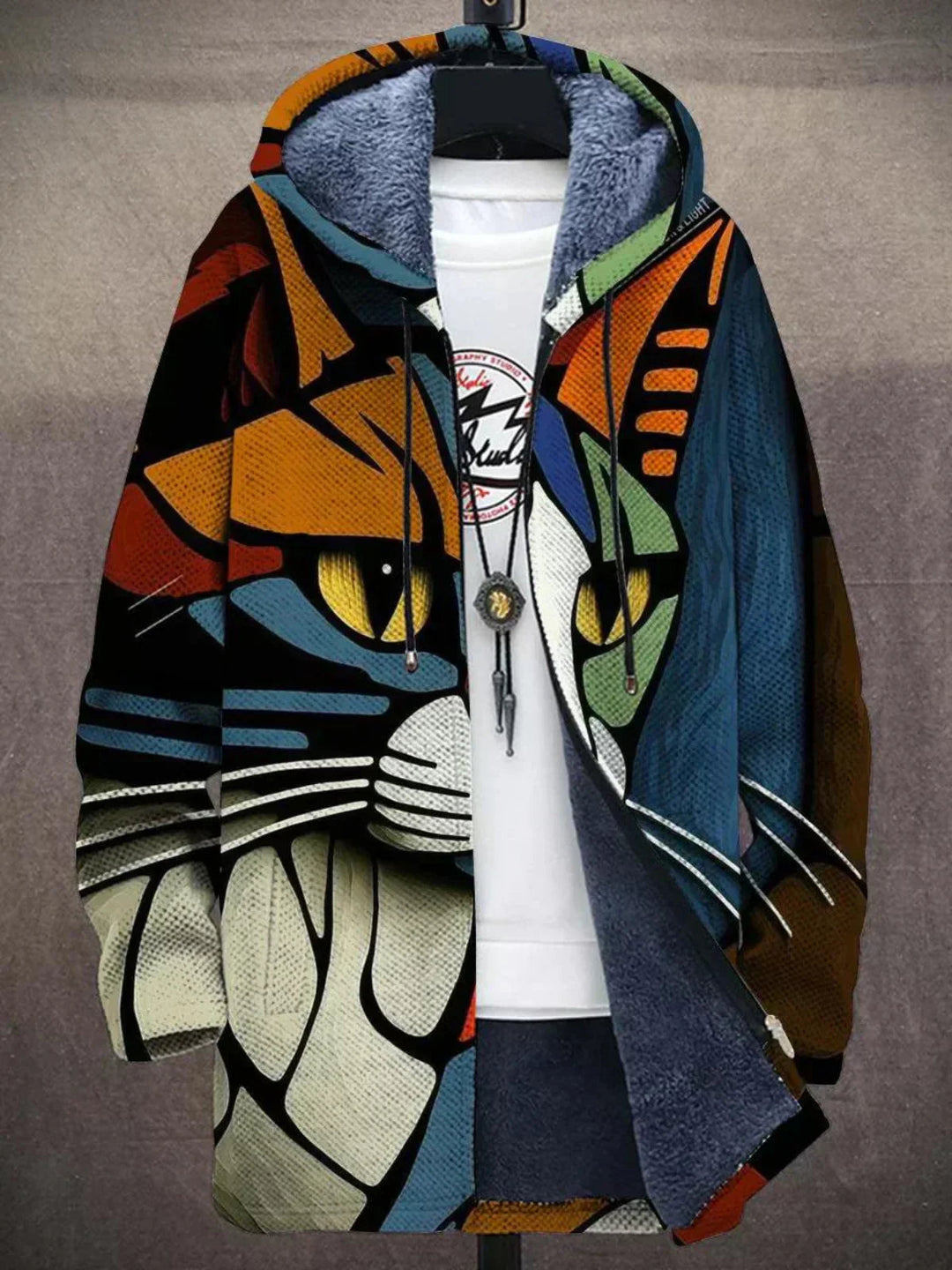 Cynthia | Cardigan Cappuccio Artistico