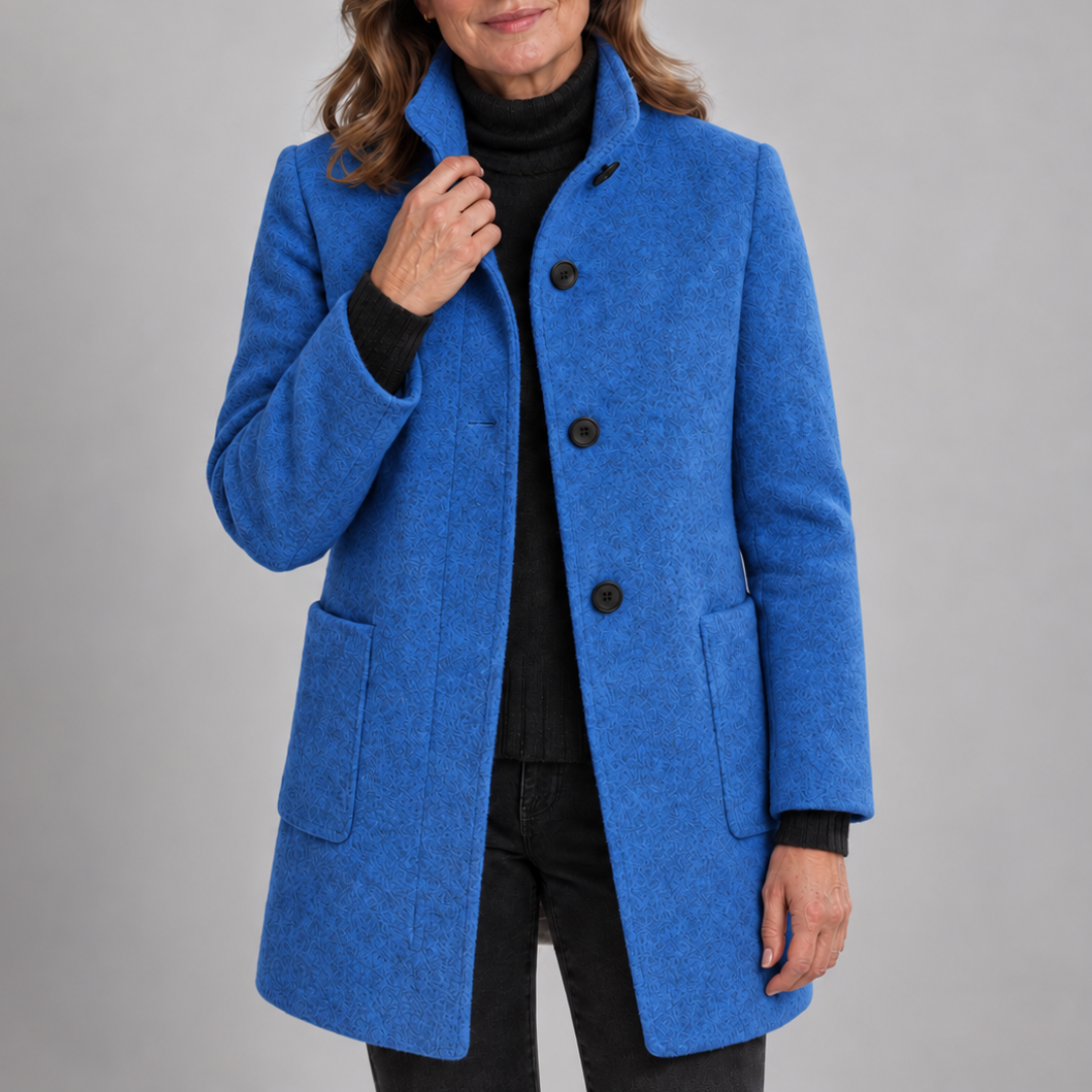 Claudette™ | Cappotto Elegante con Bottoni