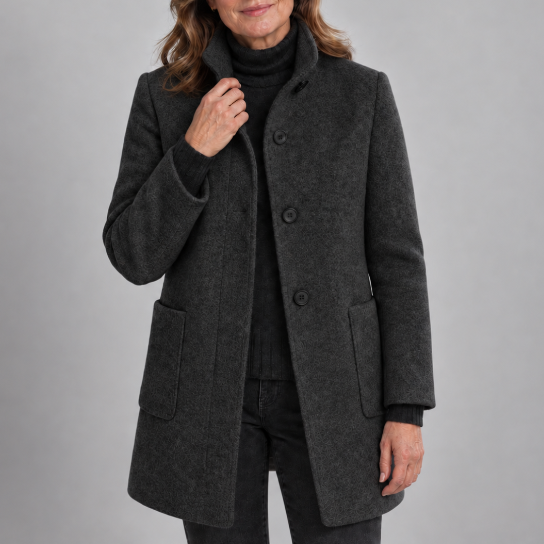 Claudette™ | Cappotto Elegante con Bottoni