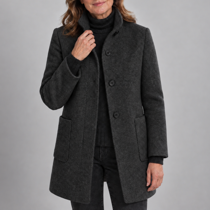 Claudette™ | Cappotto Elegante con Bottoni