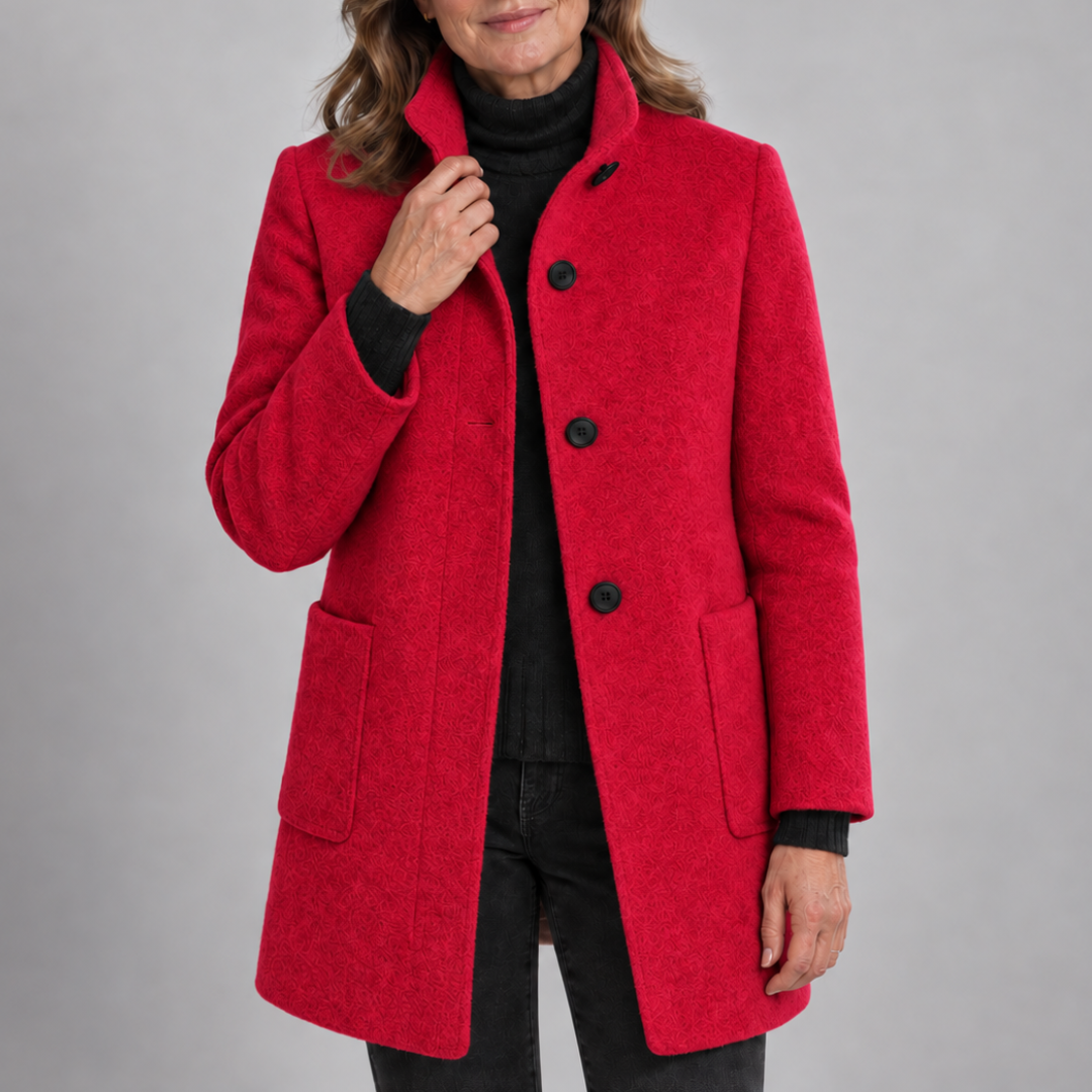 Claudette™ | Cappotto Elegante con Bottoni