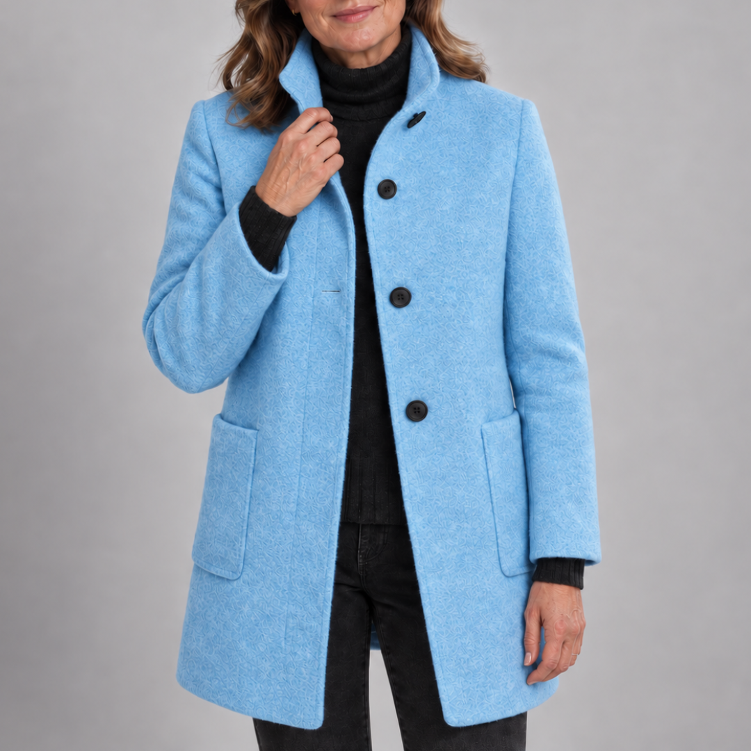 Claudette™ | Cappotto Elegante con Bottoni