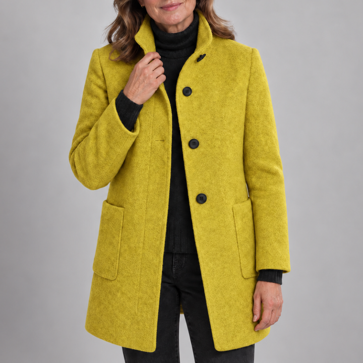 Claudette™ | Cappotto Elegante con Bottoni