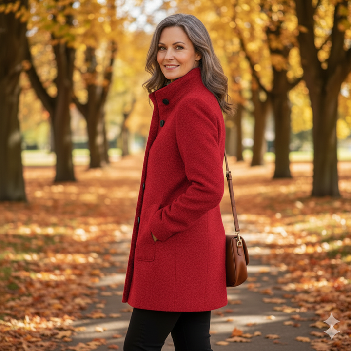 Tess | Cappotto Classico in Mistura di Lana per Donne