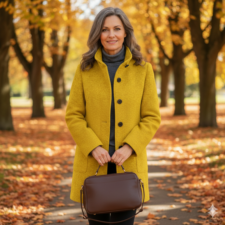 Tess | Cappotto Classico in Mistura di Lana per Donne