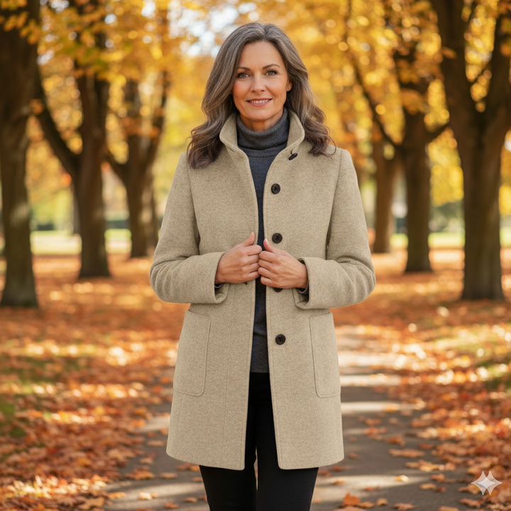 Tess | Cappotto Classico in Mistura di Lana per Donne