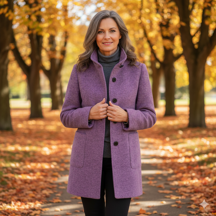 Tess | Cappotto Classico in Mistura di Lana per Donne