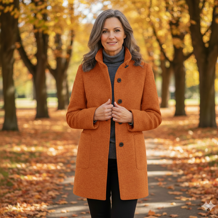 Tess | Cappotto Classico in Mistura di Lana per Donne