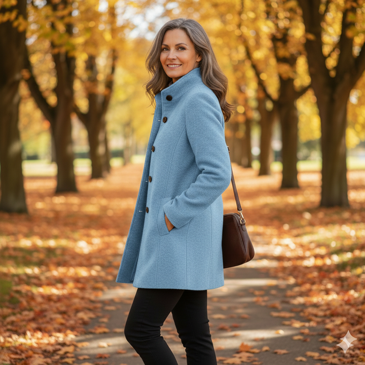 Tess | Cappotto Classico in Mistura di Lana per Donne