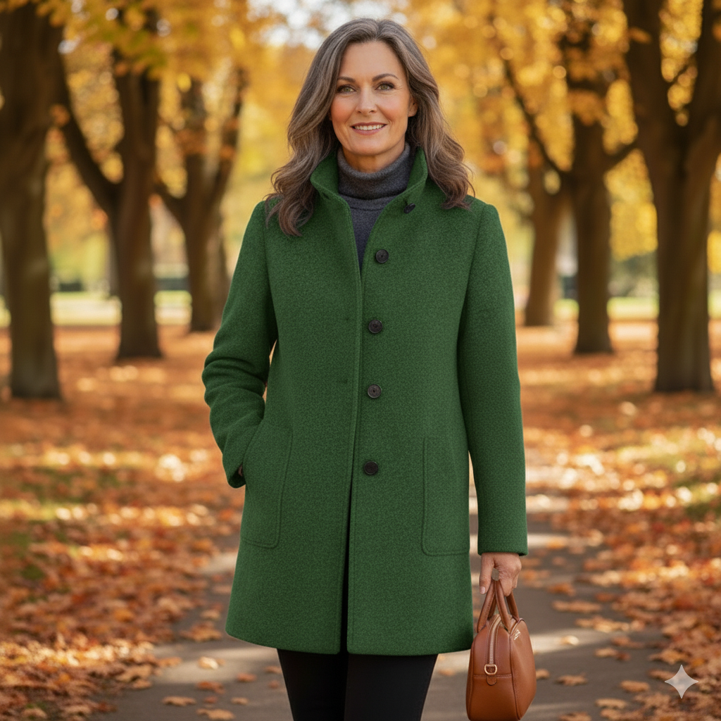 Tess | Cappotto Classico in Mistura di Lana per Donne