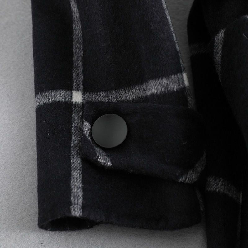 Valeria | Cappotto Elegante a Quadri in Lana