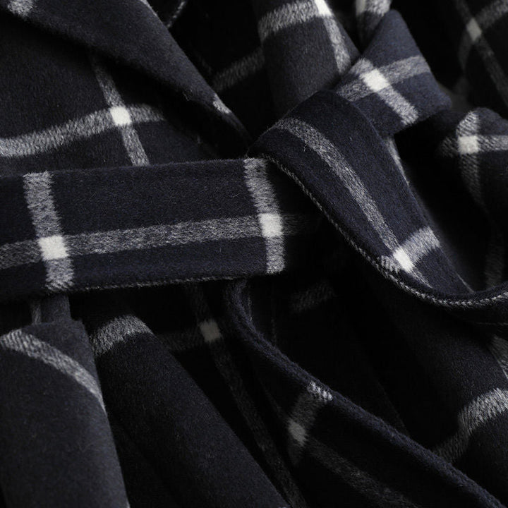 Valeria | Cappotto Elegante a Quadri in Lana