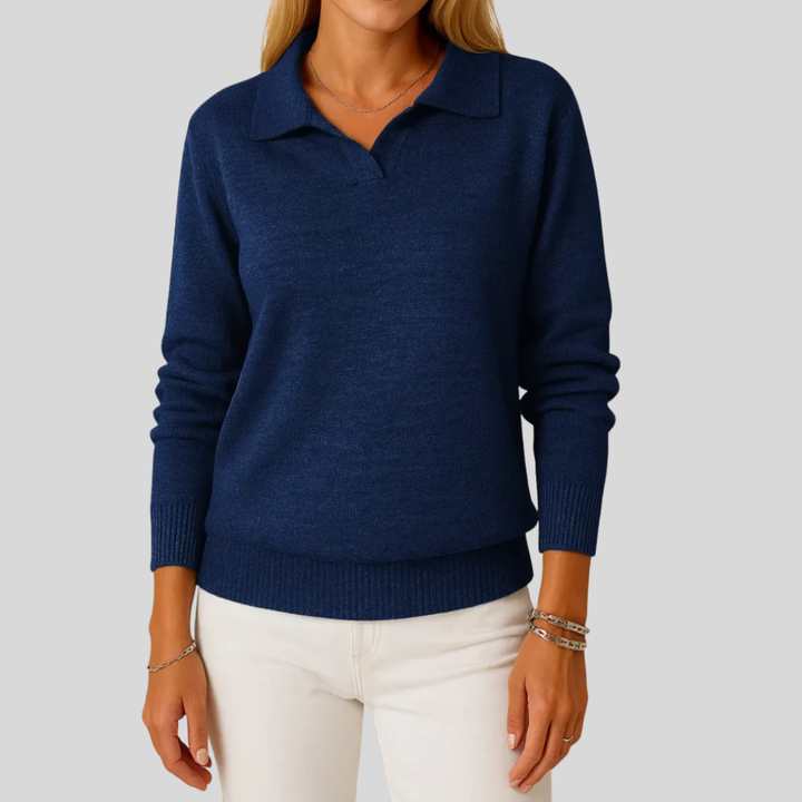 Mara | Maglia con Colletto Elegante