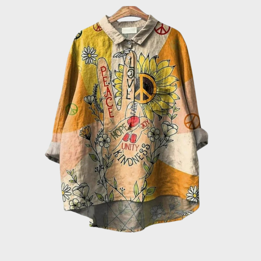 Coline | Elegante Camisa de Verano en Lino