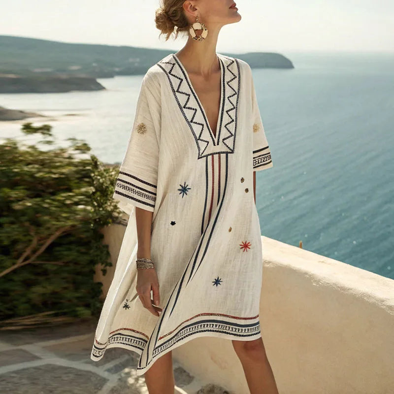 Naomi - Abito da Spiaggia Elegante e Versatile per i Giorni d&