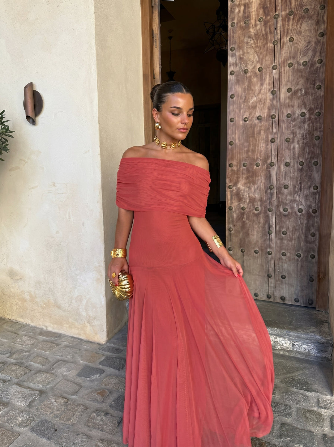 Robe Elegante Simba in Tulle di Seta