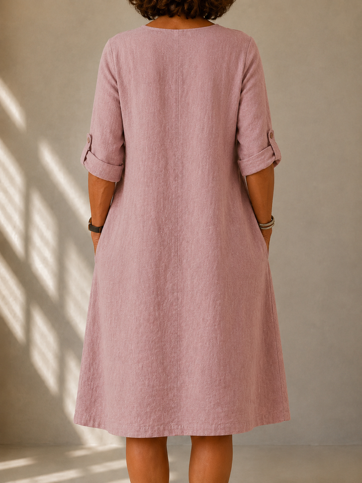Atelier™ | Abito Fluido Taglio A Martine
