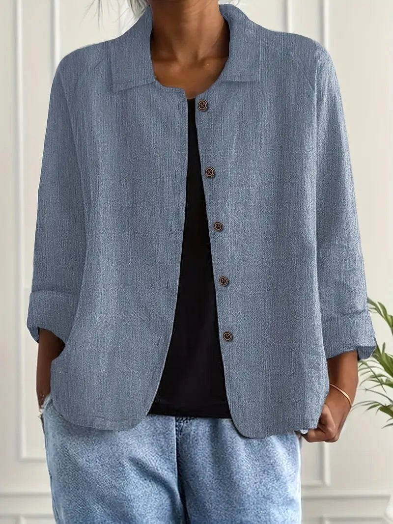 Rosamund | Giacca Camicia Relaxed con Bottoni