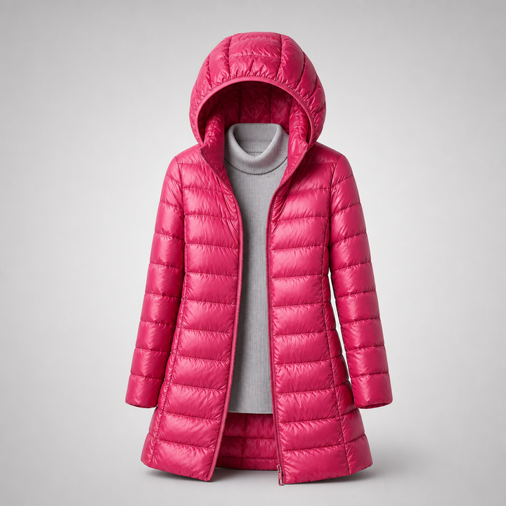 Giacca Piumino Lunga Ultralight Claire