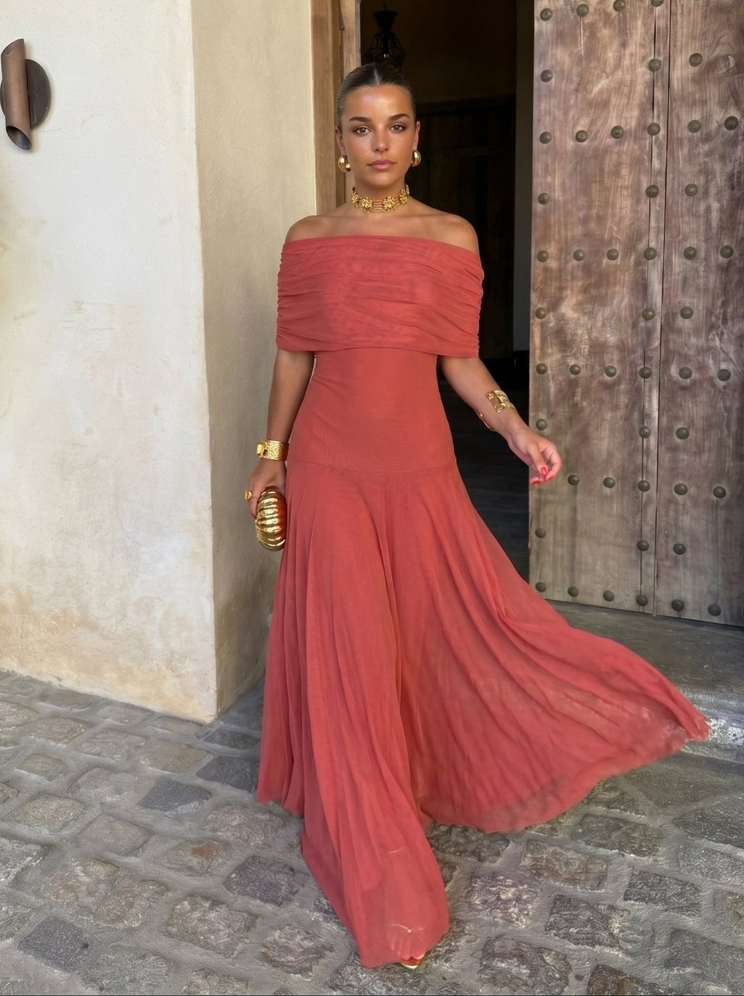 Abito Elegante Simba in Tulle di Seta