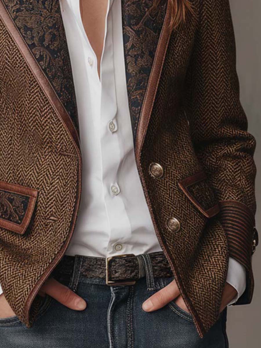 BLAZER STRUTTURATO ARTISTICO PER DONNE