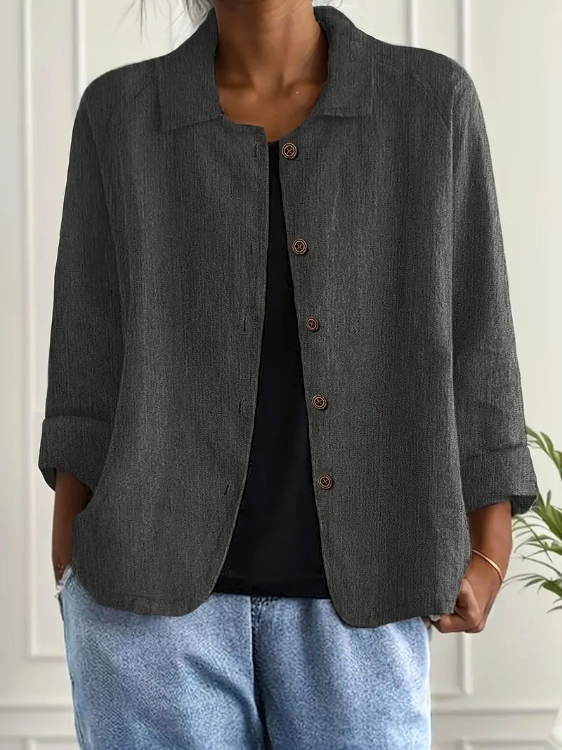 Nadia | Giacca Camicia Relaxed con Bottoni