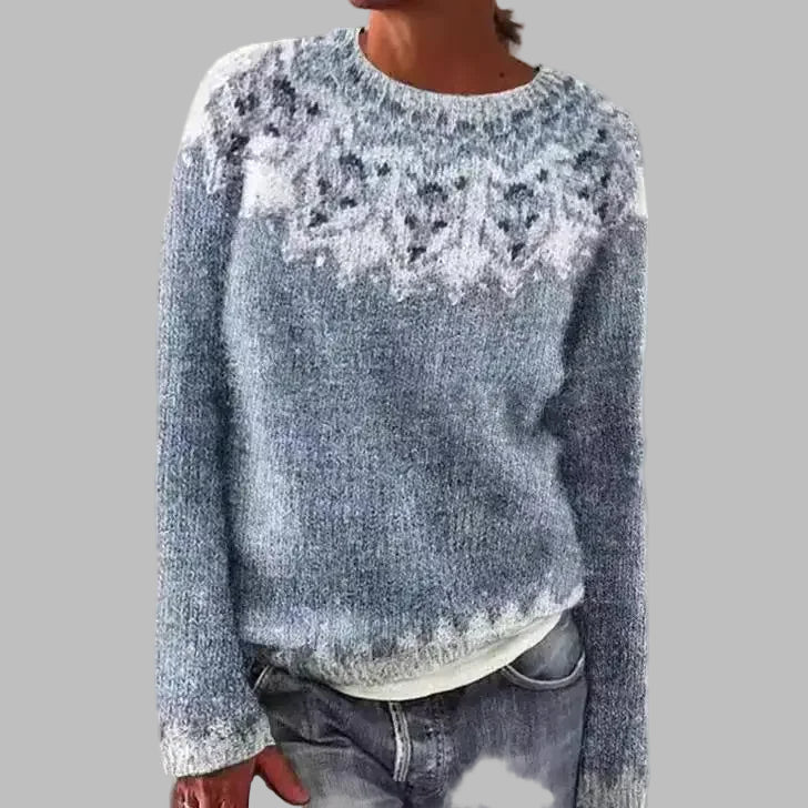 DELACROIX | Maglione in Maglia con Inserti Ghiacciati Léa
