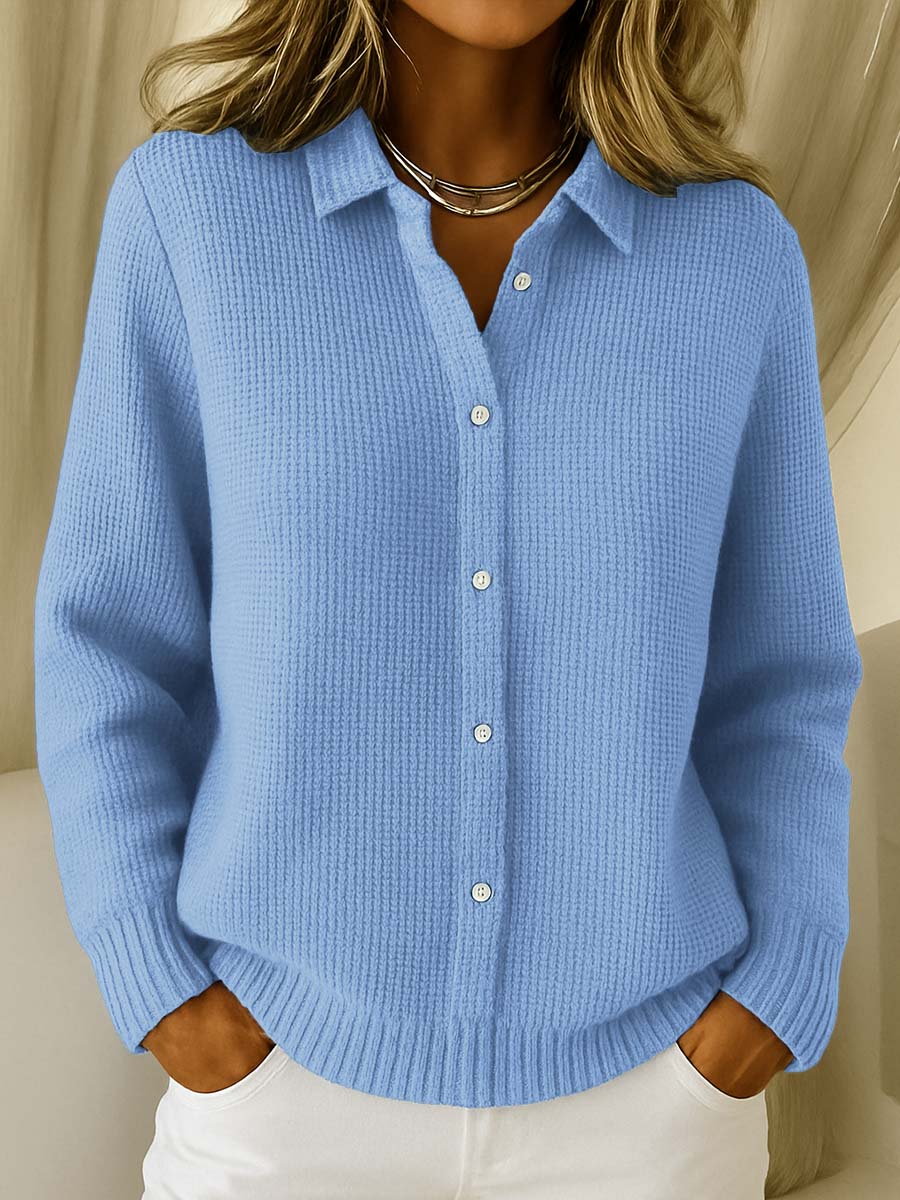 Katrina | Cardigan Button in Maglia Testurizzata