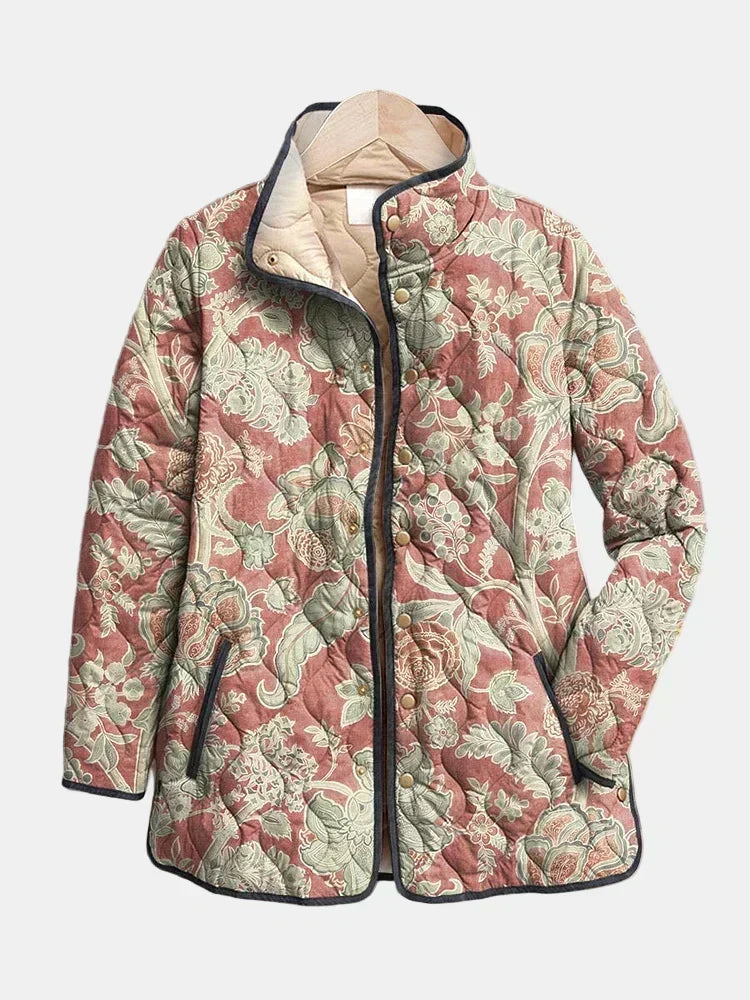 Naya | Giacca Quilted Casual Floreale Vintage