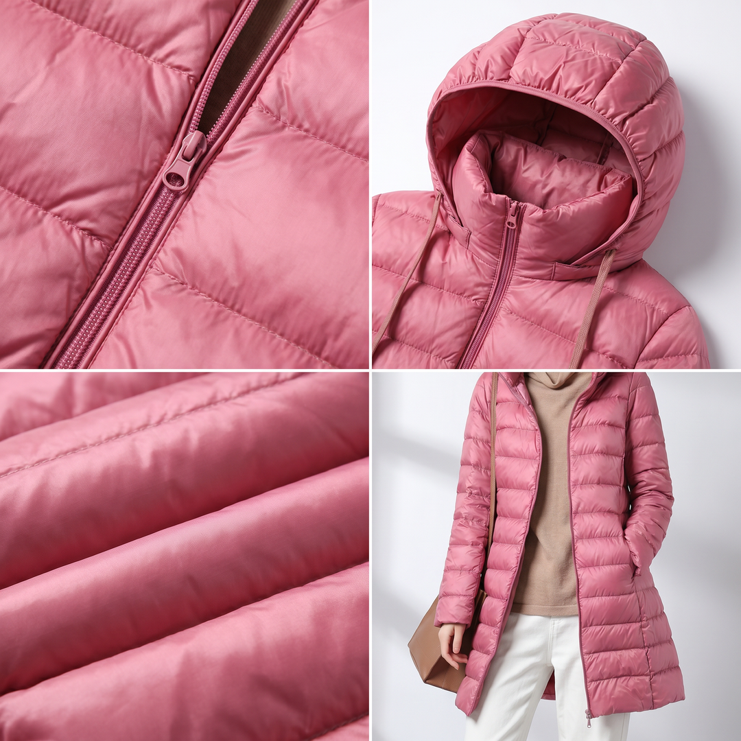 Giacca Piumino Lunga Ultralight Claire