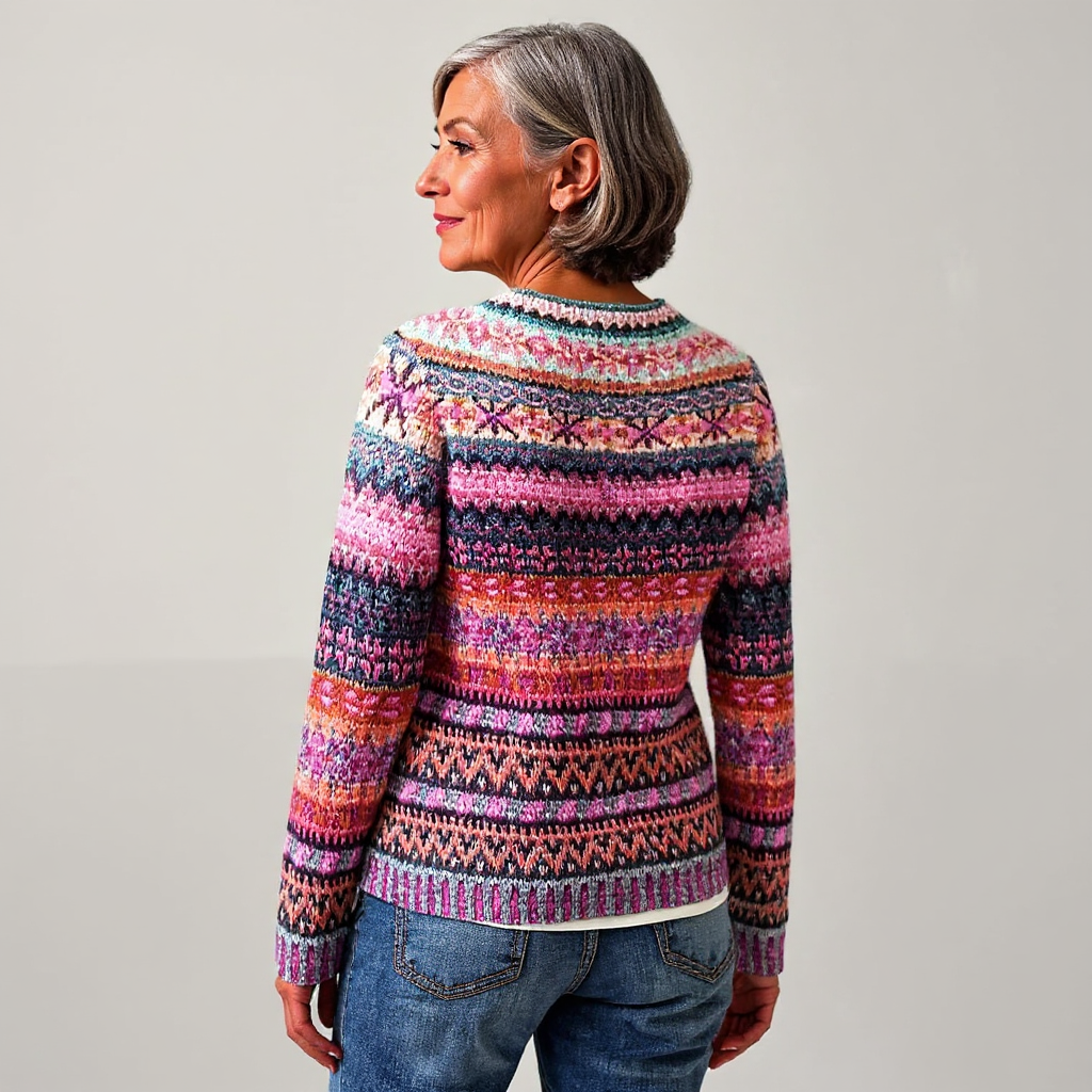 DELACROIX | Maglione Melange Rosa Élina