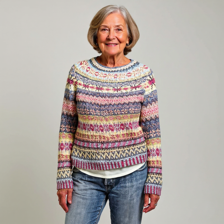DELACROIX | Maglione a Righe Pastello Nicole