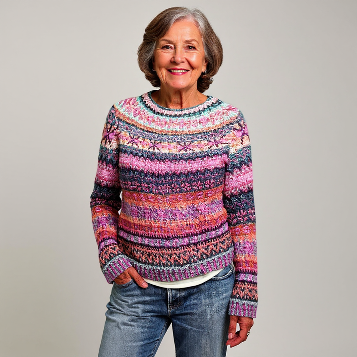 DELACROIX | Maglione Melange Rosa Élina