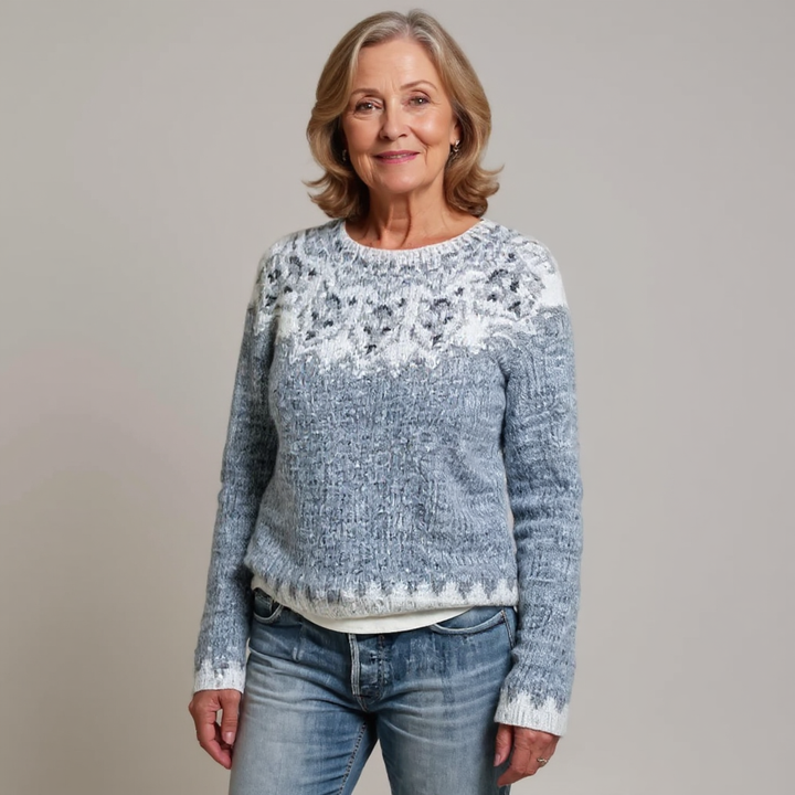 DELACROIX | Maglione in Maglia con Inserti Ghiacciati Léa