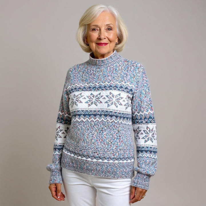 DELACROIX | Maglione Collo Alto Fiocchi Margot